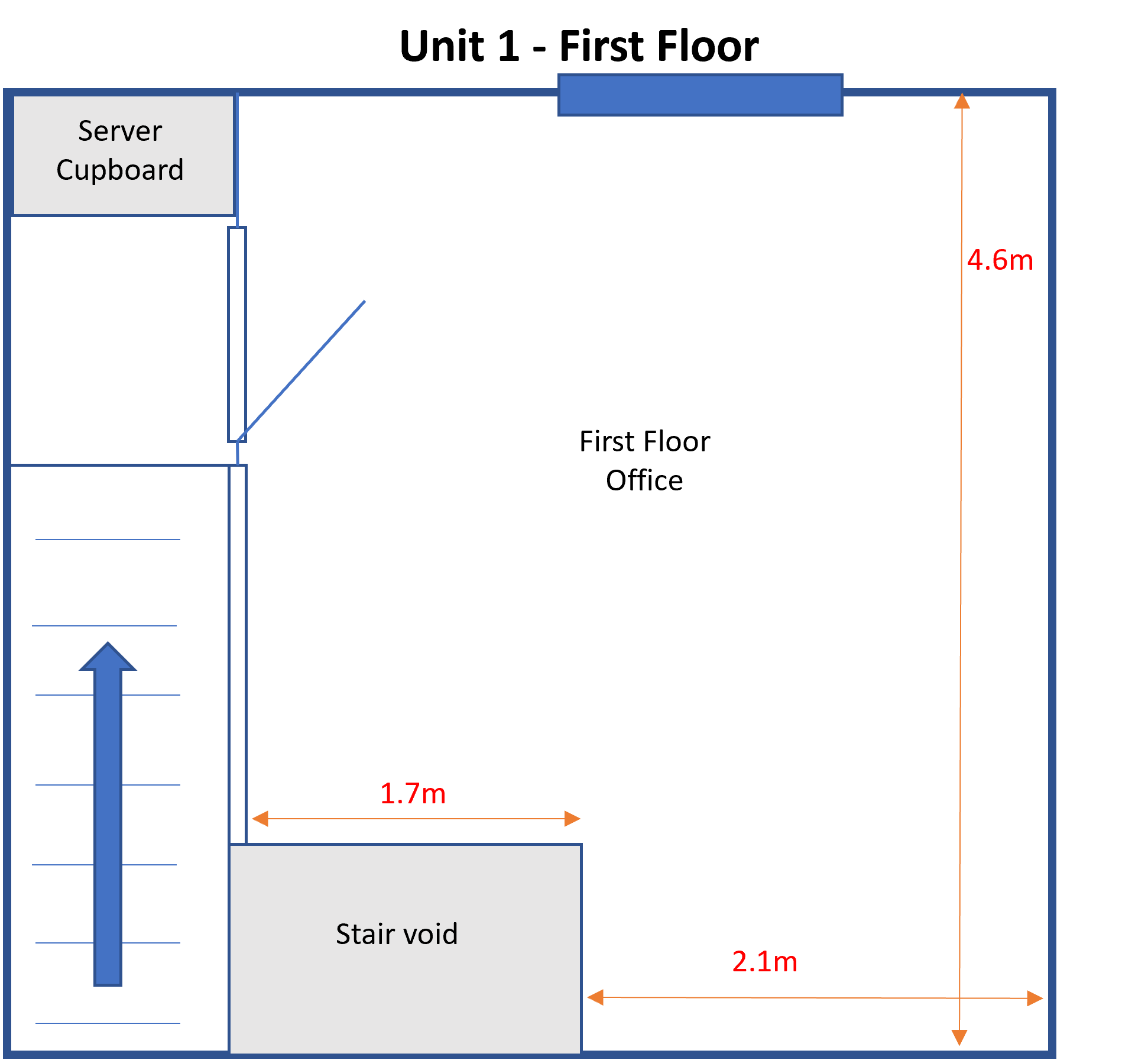 Floorplan Unit 1 First Floor